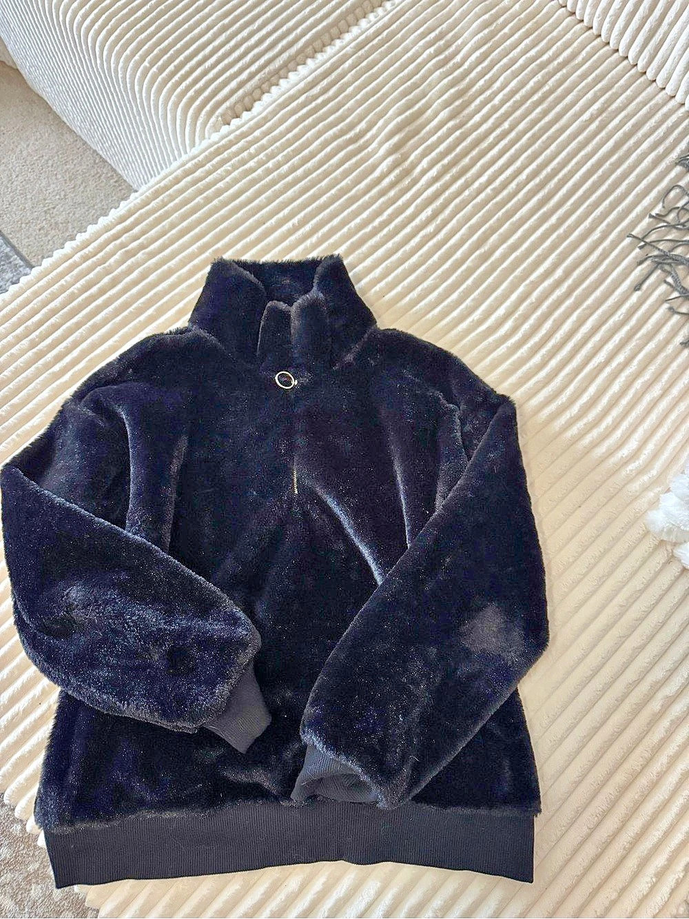 Nine West Black Teddy Jacket Medium